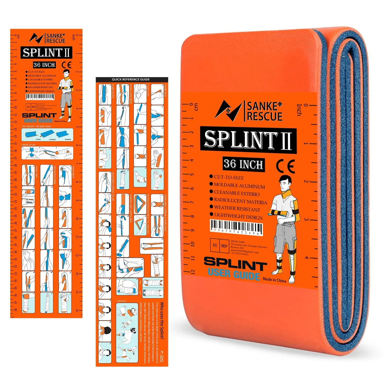 Bivy Bag Emergency - First Aid Splint 36/18'X4.3' SANKE RESCUE