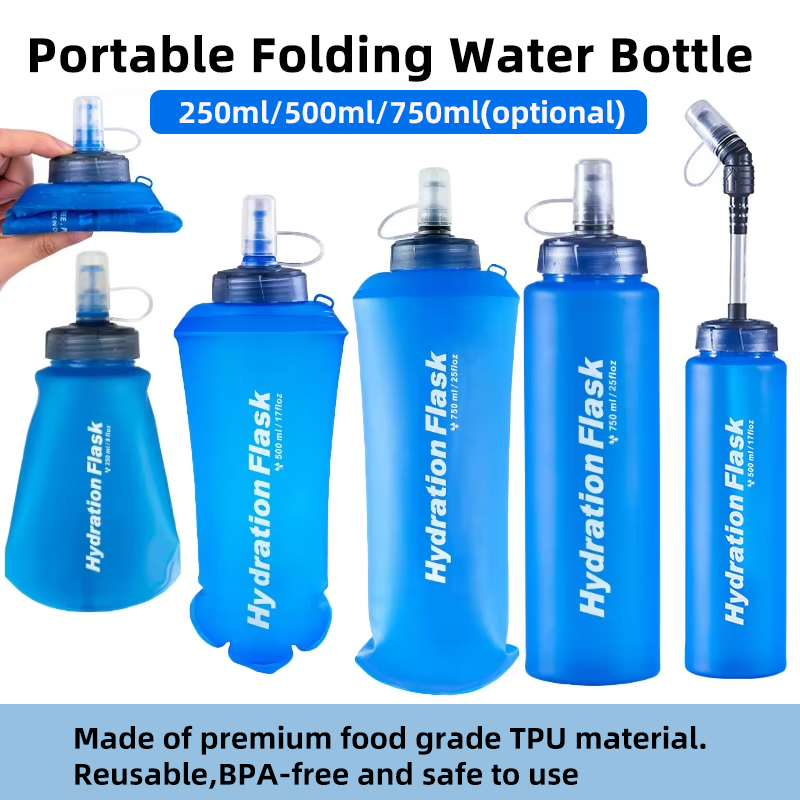 250ml 500ml 750ml Portable Fol - огляд і ціна Water Bag Collapsible
