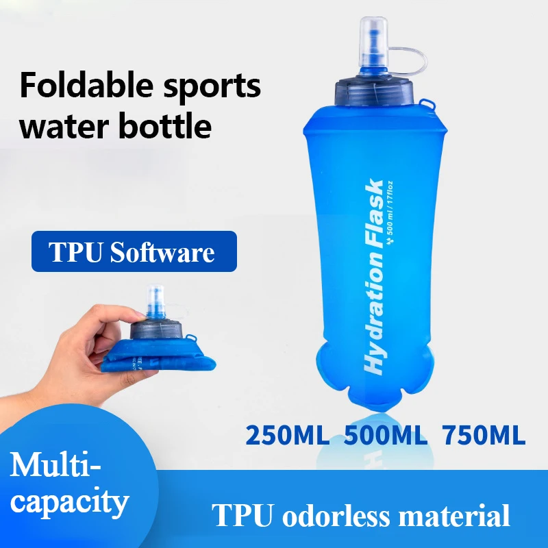 250ml 500ml 750ml Portable Fol - огляд і ціна Water Bag Collapsible