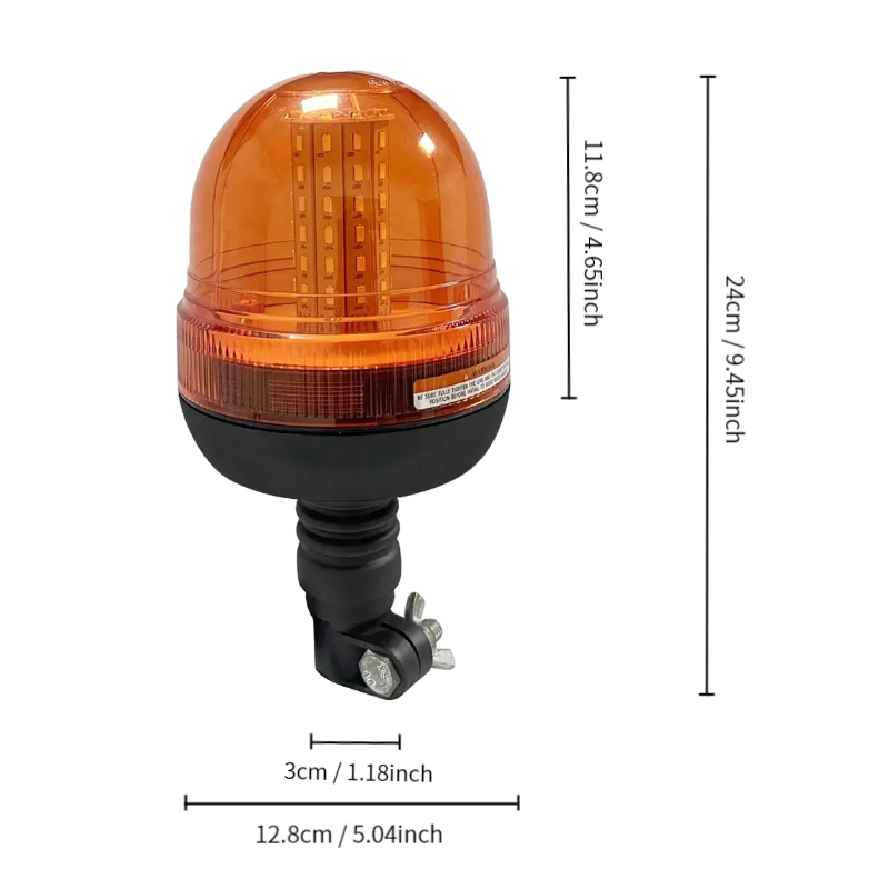 12V 24V 60 LED Amber Truck Car - огляд і ціна Sos Light Strobe