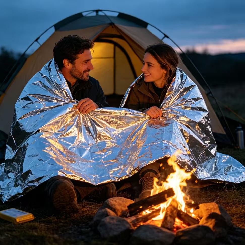 Mylar Thermal Emergency Blanke - огляд і ціна Emergency Mylar Tent